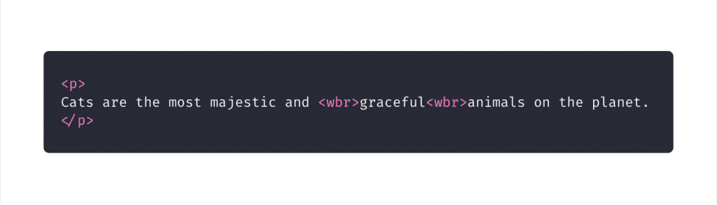 10 elementos HTML que você não sabia que precisava: wbr